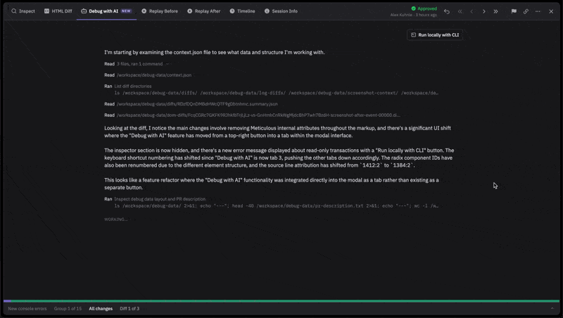 Debug with AI